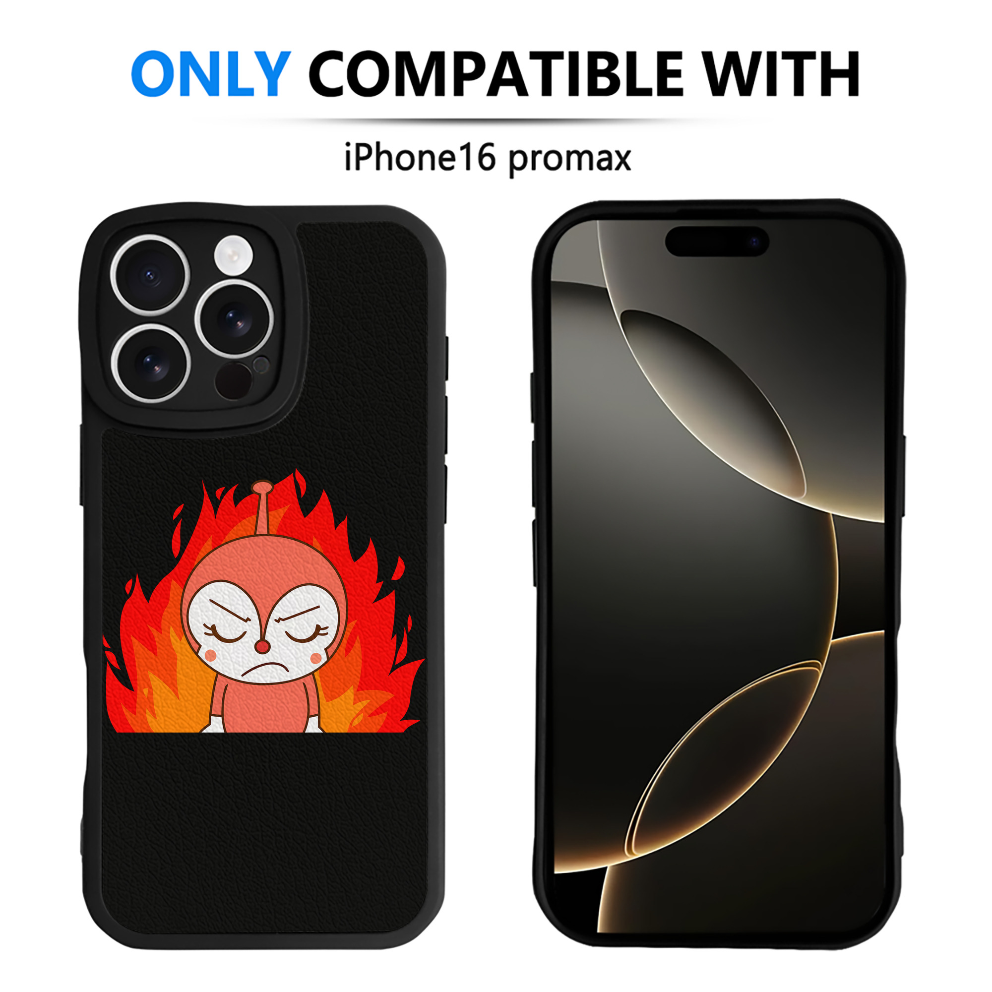 （画像用） アンパンマン Anpanman 【iPhone 16シリーズ対応】シリコンスマホケース（レザー調） 材質：シリコン